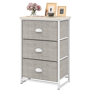 Costway Υφασμάτινη Συρταριέρα 45 x 30 x 73 εκ.με Μεταλλικό Σκελετό ... Costway Υφασμάτινη Συρταριέρα 45 x 30 x 73 εκ.με Μεταλλικό Σκελετό ...