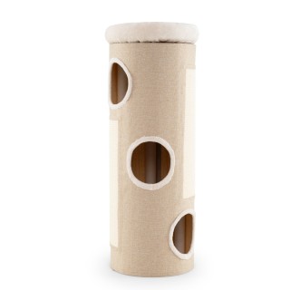 Costway Πολυώροφος Πύργος Γάτας με 3 Σπηλιές, Αφαιρούμενη Πλατφόρμα... Costway Πολυώροφος Πύργος Γάτας με 3 Σπηλιές, Αφαιρούμενη Πλατφόρμα...