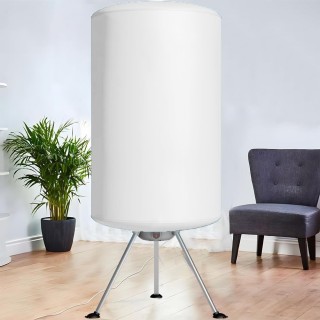 BAKAJI Κάθετος Ηλεκτρικός και Αθόρυβος Στεγνωτήρας Ρούχων 1000W – Ύ...