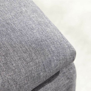 BAKAJI  Κασετίνα Πουφ Αποθηκευτικός Πάγκος Σκαμπό Υποπόδιο από Ανοι...