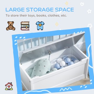 ZONEKIZ Μοντέρνο στήθος παιχνιδιών με ανυψωτικό αερίου, MDF και ξύλ... ZONEKIZ Μοντέρνο στήθος παιχνιδιών με ανυψωτικό αερίου, MDF και ξύλ...