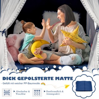 Costway Παιδική Σκηνή Εσωτερικού Χώρου με Στρώμα και Κουρτίνα Πόρτ... Costway Παιδική Σκηνή Εσωτερικού Χώρου με Στρώμα και Κουρτίνα Πόρτ...