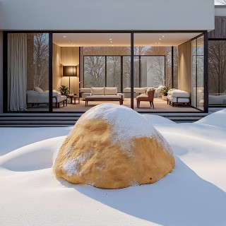 VEVOR Μεσαίου Μεγέθους Τεχνητός Πέτρινος Καλυμμάτι: 59 x 46 x 33 εκ...