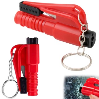 Μπρελόκ Ασφαλείας Αυτοκινήτου 3σε1 – Σφυρί, Κόφτης Ζώνης & Σφυρίχτρ... Μπρελόκ Ασφαλείας Αυτοκινήτου 3σε1 – Σφυρί, Κόφτης Ζώνης & Σφυρίχτρ...