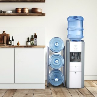 Ράφι Νερού VEVOR 3 Επιπέδων για 3 Μπουκάλια Ασημί 5JLTZSSTSTZC6X90BV0 Ράφι Νερού VEVOR 3 Επιπέδων για 3 Μπουκάλια Ασημί 5JLTZSSTSTZC6X90BV0