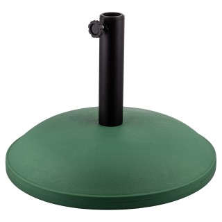 Galileo Βάση για ομπρέλα σε σίδερο και τσιμέντο 25 κιλά σκούρο πράσ...