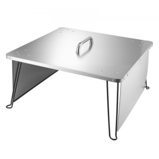 VEVOR Αντανακλαστικό Θερμότητας για Εστία Πυρός από Ανοξείδωτο Ατσά...