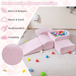 Costway Πενταμελές Σετ Μαλακών Αφρώδεις Μπλοκ για Μικρά Παιδιά με Π... Costway Πενταμελές Σετ Μαλακών Αφρώδεις Μπλοκ για Μικρά Παιδιά με Π...