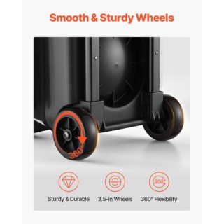 VEVOR Τσάντα Μπόουλινγκ 2 Μπάλες με Ρόδες και Θήκη Παπουτσιών GLLGB...