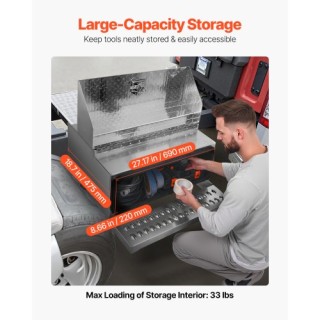 VEVOR Κουτί Εργαλείων Βήματος Ημιφορτηγού, 760 x 750 x 400 mm Ανθεκ... VEVOR Κουτί Εργαλείων Βήματος Ημιφορτηγού, 760 x 750 x 400 mm Ανθεκ...