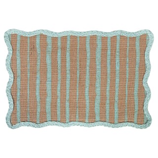 Villa DEste  Σετ 6 τμχ Τραβέρσα 45x30 cm από γιούτα και χαρτί με κυ...