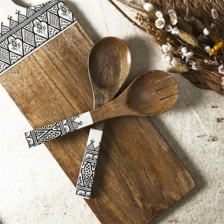 Σετ Σερβιρίσματος Σαλάτας από Ξύλο Μάνγκο Dune - Μαύρο KA0573 Home ... Σετ Σερβιρίσματος Σαλάτας από Ξύλο Μάνγκο Dune - Μαύρο KA0573 Home ...