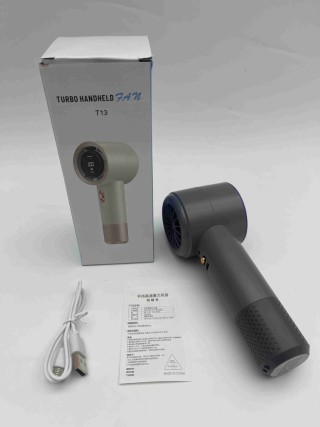 Verk Group Φορητός Ανεμιστήρας Χειρός T13 Μαύρος – Mini USB Επαναφο...