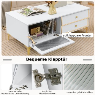 Πολυλειτουργική Κονσόλα Τηλεόρασης με Κλειστό Ντουλάπι και Συρτάρια...