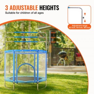 VEVOR 55 Τραμπολίνο για Παιδιά Μίνι Τραμπολίνο με Δίχτυ για Εσωτερι...