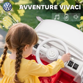 AIYAPLAY Ηλεκτρικό Αυτοκίνητο για Παιδιά Volkswagen T1 με Άδεια Χρή...