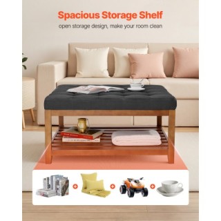 VEVOR Μεγάλος Τετράγωνος Οθωμανικός Καναπές Τραπεζάκι Καφέ BYJDFXWS...