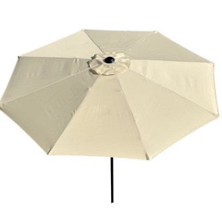 BAKAJI Ομπρελόκηπος Μπεζ με Αεραγωγό και Ρυθμιζόμενη Κλίση με Μανιβ...