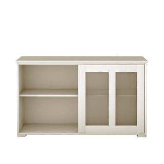 Costway  Πολυλειτουργικό Sideboard με Συρόμενες Πόρτες Ασφαλείας κα...