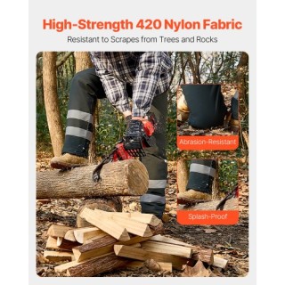 VEVOR Αλυσοπρίονο Προστατευτικά Παντελόνια 43.3 Τύπος Wrap Class A ...