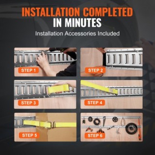 Σετ Δεσίματος VEVOR E Track, 24τμχ, 5 Ράγες & Αξεσουάρ, 907kg Φορτί... Σετ Δεσίματος VEVOR E Track, 24τμχ, 5 Ράγες & Αξεσουάρ, 907kg Φορτί...