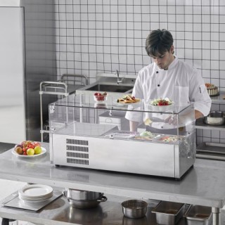 Ψυγείο Σαλάτας/Πίτσας VEVOR 140W με Γυάλινη Προστασία CE BLZLZDWTG... Ψυγείο Σαλάτας/Πίτσας VEVOR 140W με Γυάλινη Προστασία CE BLZLZDWTG...