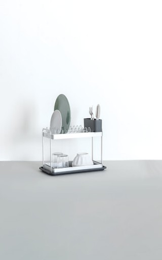 Στεγνωτήρας Πιάτων - Πιατοθήκη Αλουμινίου 42 x 23,2 x 35 cm Γκρι 19... Στεγνωτήρας Πιάτων - Πιατοθήκη Αλουμινίου 42 x 23,2 x 35 cm Γκρι 19...