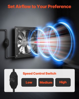 VEVOR Εξαεριστήρας Τοίχου 30.5 cm, 1558 CFM Υψηλής Ταχύτητας με Έλε... VEVOR Εξαεριστήρας Τοίχου 30.5 cm, 1558 CFM Υψηλής Ταχύτητας με Έλε...