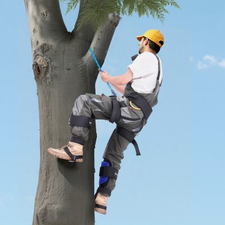 VEVOR Σετ Αναρρίχησης Δέντρων με Ρυθμιζόμενο Ύψος και Εξοπλισμό Ασφ...