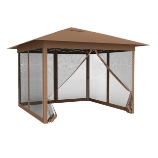 Costway Πτυσσόμενο κιόσκι 3,5 x 3,5 μ. One Push με ρυθμιζόμενο ύψος... Costway Πτυσσόμενο κιόσκι 3,5 x 3,5 μ. One Push με ρυθμιζόμενο ύψος...