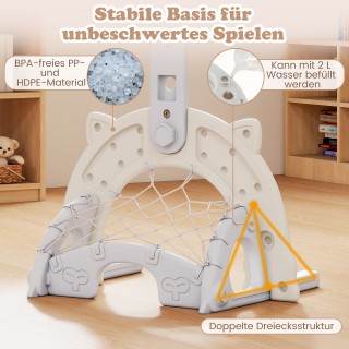 Costway 3 σε 1 Κέντρο Αθλητισμού για Παιδιά με Μπασκέτα, Ποδόσφαιρο...