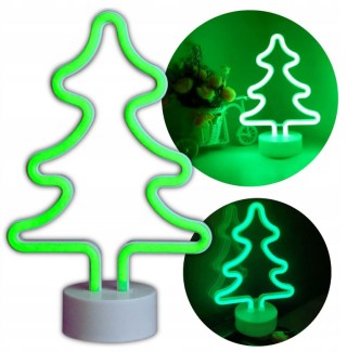 SPM Λάμπα Νυχτός LED Νεόν Οπτική Χριστουγεννιάτικη Διακόσμηση Δέντρ... SPM Λάμπα Νυχτός LED Νεόν Οπτική Χριστουγεννιάτικη Διακόσμηση Δέντρ...