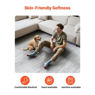 VEVOR Μεγάλο Αντιολισθητικό και Ανθεκτικό Χαλί 10x14 ft σε Μοντέρνο...