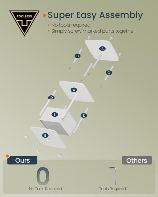 SONGMICS Λευκό Μοντέρνο Κομοδίνο 34x30x58cm με 3 Ράφια και Υφασμάτι... SONGMICS Λευκό Μοντέρνο Κομοδίνο 34x30x58cm με 3 Ράφια και Υφασμάτι...