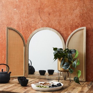 Καθρέφτης Τοίχου με Παντζούρια 40 x 50 x 1,5cm - Φυσικό Ξύλο HD0448... Καθρέφτης Τοίχου με Παντζούρια 40 x 50 x 1,5cm - Φυσικό Ξύλο HD0448...