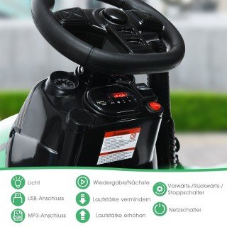 Costway Παιδικό Τρακτέρ με Ρυμουλκούμενο και Μουσική Αναπαραγωγή -... Costway Παιδικό Τρακτέρ με Ρυμουλκούμενο και Μουσική Αναπαραγωγή -...