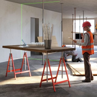 HOMCOM Διπλοί Τηλεσκοπικοί Καβαλέτοι Εργασίας 80-130 εκ, Πτυσσόμενο...