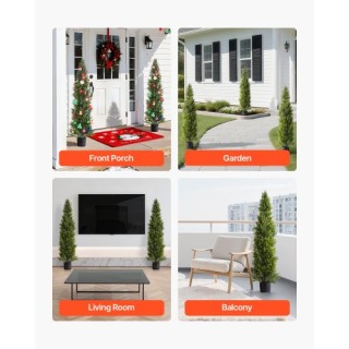 VEVOR Σετ 2 Τεχνητών Δέντρων Τοπιαρίου Κέδρου 1524mm XSRGXJS60YCXSM... VEVOR Σετ 2 Τεχνητών Δέντρων Τοπιαρίου Κέδρου 1524mm XSRGXJS60YCXSM...