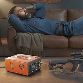 VEVOR  Συμπιεστής Αέρα PCP 4500PSI/30Mpa με Ενσωματωμένο Μετατροπέα...