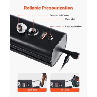 VEVOR  7 Γαλ Δεξαμενή Νερού Οροφής με Προστασία από Πιτσίλισμα  CDJ...