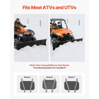 VEVOR Πολυχρηστικό Κιτ Εκχιονιστικού 1524 mm για ATV/UTV XLCYPS60IN...