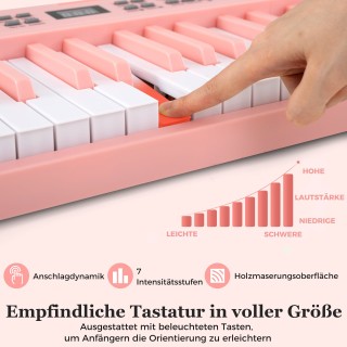 Costway Φορητό πτυσσόμενο ηλεκτρονικό πιάνο 61 πλήκτρων με λειτουργ... Costway Φορητό πτυσσόμενο ηλεκτρονικό πιάνο 61 πλήκτρων με λειτουργ...