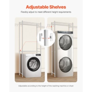 VEVOR Ράφι Αποθήκευσης Πλυντηρίου 5 Επιπέδων Λευκό LDXYJZJTJKDPZ1I8... VEVOR Ράφι Αποθήκευσης Πλυντηρίου 5 Επιπέδων Λευκό LDXYJZJTJKDPZ1I8...