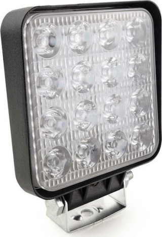 AMiO Τετράγωνος Προβολέας Αυτοκινήτου LED Universal 48W 35cm