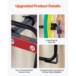 VEVOR Trap Bar Εξάγωνη, 50mm, 240 kg, Κόκκινη LJYLGHSKCX50IW6LX001V0 VEVOR Trap Bar Εξάγωνη, 50mm, 240 kg, Κόκκινη LJYLGHSKCX50IW6LX001V0