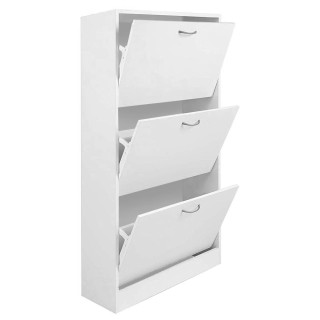 BAKAJI Παπουτσοθήκη 3 Πόρτες Ράφια Διπλού Βάθους σε Μελαμίνη 60x24... BAKAJI Παπουτσοθήκη 3 Πόρτες Ράφια Διπλού Βάθους σε Μελαμίνη 60x24...