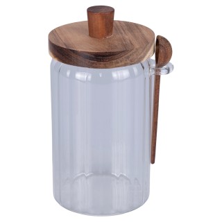 Villa DEste  Βάζο 750 ml από βοριοπυριτικό γυαλί με καπάκι και κουτ...