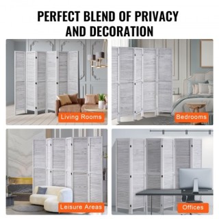 VEVOR Ξύλινο Διαχωριστικό Δωματίου 6 Πάνελ MZPF6MBWGBOSCMC4VV0 VEVOR Ξύλινο Διαχωριστικό Δωματίου 6 Πάνελ MZPF6MBWGBOSCMC4VV0