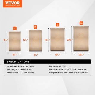 VEVOR Ανταλλακτικό Πτερύγιο Πόρτας Κατοικιδίων 5.25 x 8.13 Συμβατό ...