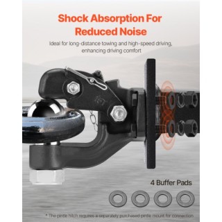 VEVOR Πείρος Ρυμούλκησης 2-5/16 με Σφαίρα Ρυμούλκησης για Δακτύλιο ...